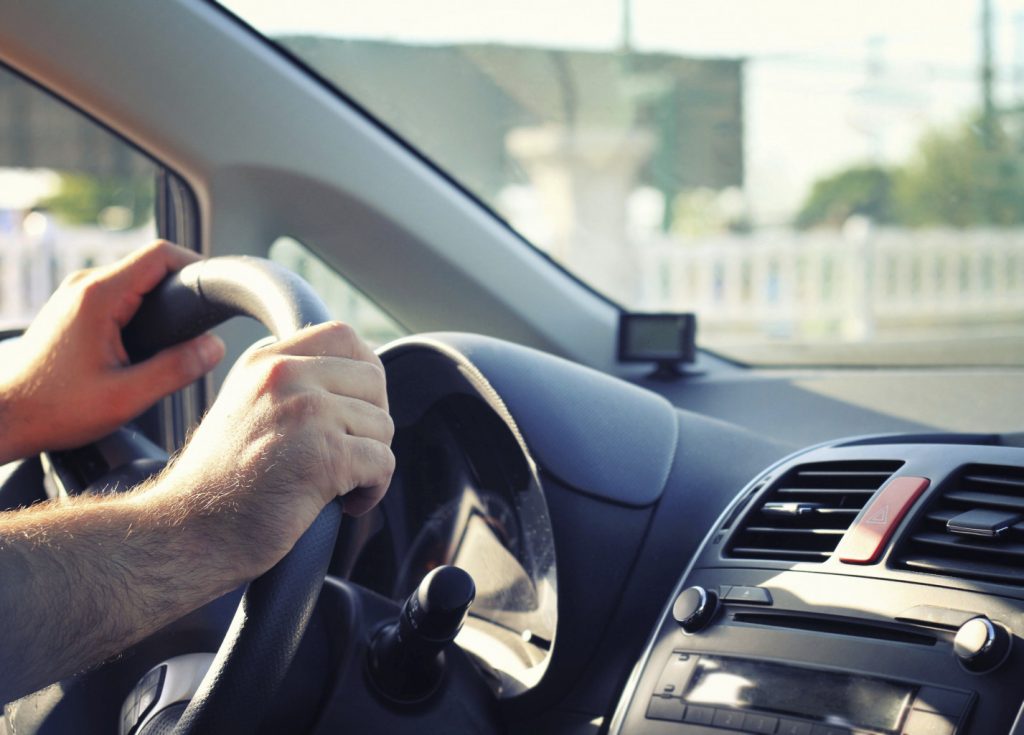 Older car lacking current safety technology 